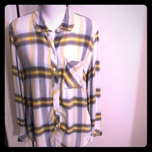 GAP LS Plaid Shirt